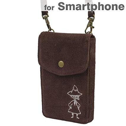 Moomin Denim Type Fabric Smartphone Pouch (Moomin and Snufkin)