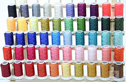 50 Cones Polyester Embroidery Thread BROTHER / BABYLOCK COLORS 40wt 1100yards from ThreadNanny