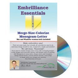 Embrilliance Essentials Embroidery Machine Software