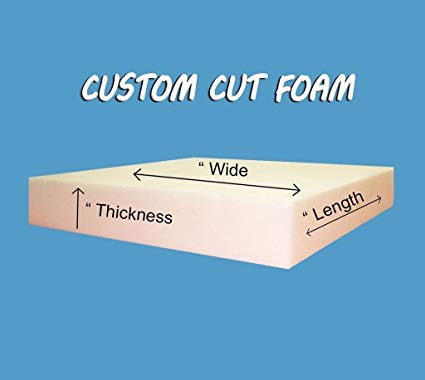 Custom Cut Tier 19 Upholstery Foam Cushion Any Density (Seat Replacement , Upholstery Sheet , Foam Padding)