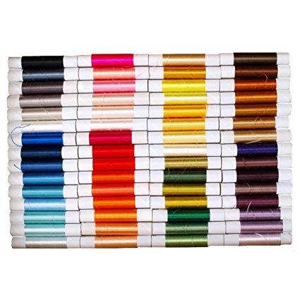 Non-twisted Flat Silk Embroidery Thread - 60 colors set - Import from Kyoto Japan