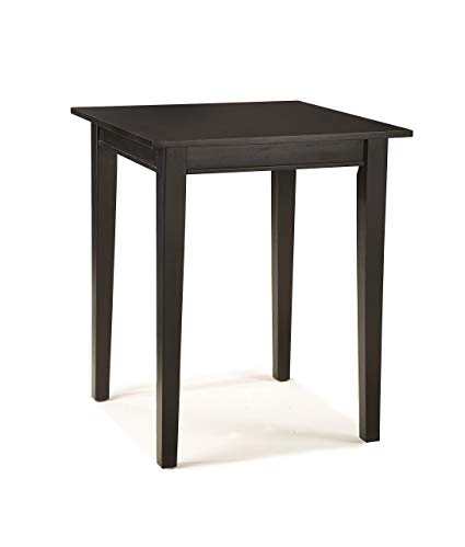 Home Style 5181-35 Arts and Crafts Bistro Table, Black Finish