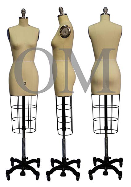 Female Professional Fashion Dressmaker Dress Form Mannequin Size 0 (Professional Series)
