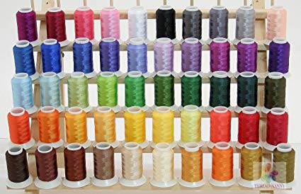 NEW Brother / Babylock Colors 50 Cones Polyester Embroidery Threads 40wt 1100yards from ThreadNanny
