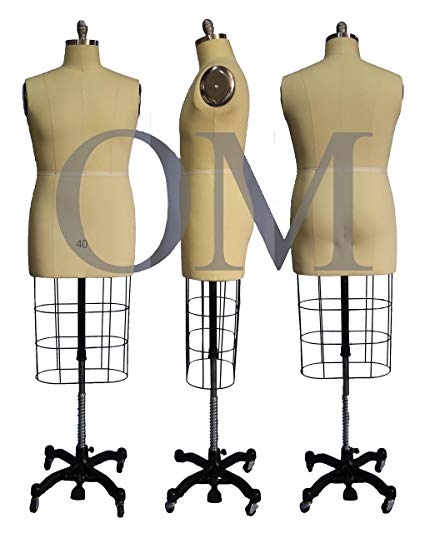 Male Professional Fashion Dressmaker Dress Form Size 40 Made By OM (Professional Series)