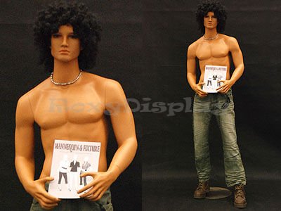 (MD-HAM24) Tan skin young male mannequin.