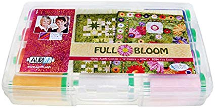 Aurifil Full Bloom Collection by Barbara Persing and Mary Hoover 12 Large Spools 100% Aurifil Cotton 40wt 1094 Yards Each