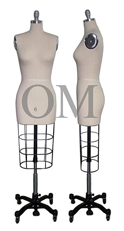 Only Mannequins® New Female Professional Fashion Dressmaker Dress Form Size 6