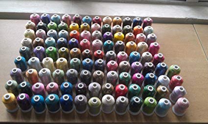 112 Large Spools Embroidery Machine Thread for Brother/babylock/bernina/pfaff/janome