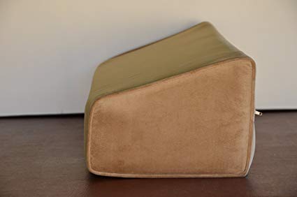 Wedge Bolster with Cover (Passion Velvet Camel)