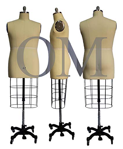 Male Professional Fashion Dressmaker Dress Form Size 42 Made By OM (Professional Series)