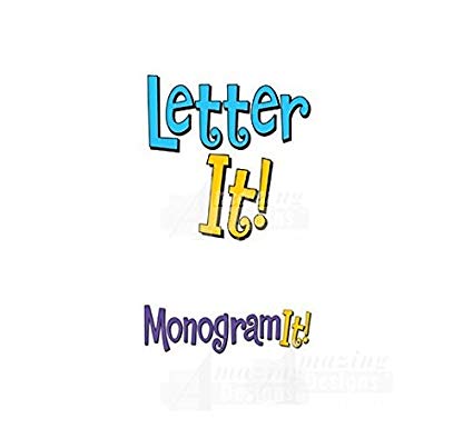 Amazing Designs Letter It and Monogram It Combo Embroidery Machine Software Combo