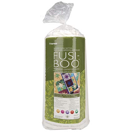 Fairfield Fusi-Boo Bamboo Fusible Batting-Queen/King Size 100 by 116-Inch FOB:MI