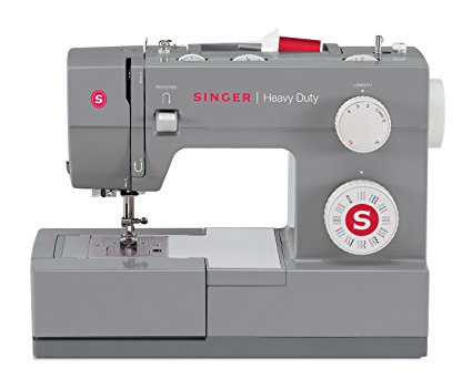 SINGER | Heavy Duty 4432 Sewing Machine with 32 Built-In Stitches, Automatic Needle Threader, Metal Frame and Stainless Steel Bedplate, Perfect for Sewing All Types of Fabrics with Ease